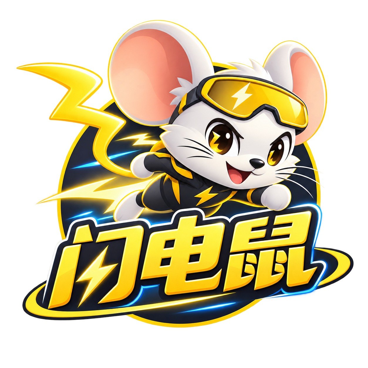 闪电鼠机场品牌标志